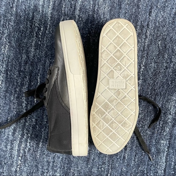 Eileen Fisher Leather Sneakers - Picture 2 of 3